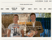 Tablet Screenshot of fossemeadows.com